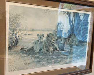 Charles Frace Signed and Numbered "Royal Pride" Print