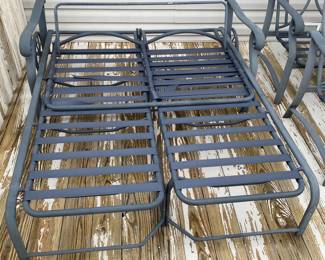 Double Outdoor Recliner