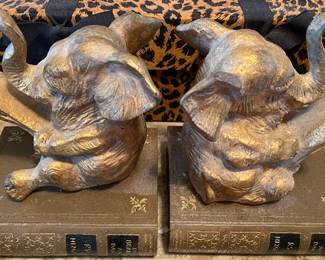 Elephant Bookends