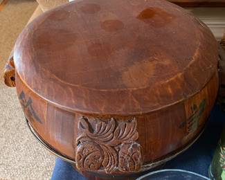 Wooden Rice Box/Stand