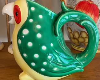 Fitz & Floyd Parrot Pitcher