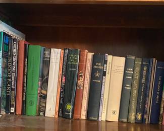 Several Books (Mostly Floral and Botanical Including Orchids Identification and Growth)