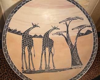 Giraffe Themed Platter