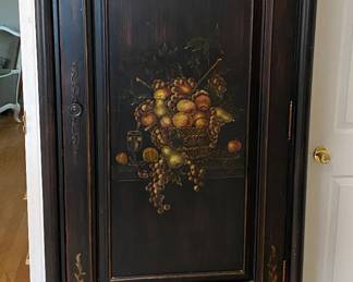 Paint Decorated Cupboard/Storage Cabinet