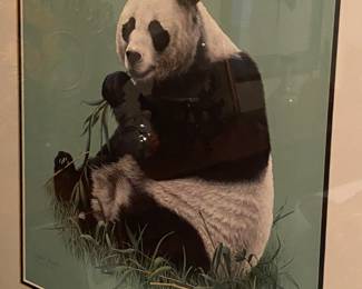 Charles Frace' Signed "Giant Panda" Print