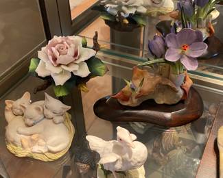 Porcelain Floral Figures