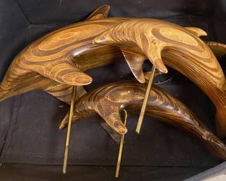 Wooden Dolphins