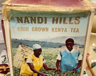 Empty Kenya Tea Box