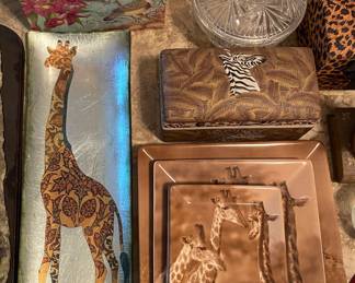 Giraffe and Zebra Decor