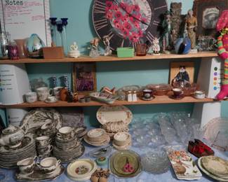 Jos. Bros china, decor, glassware
