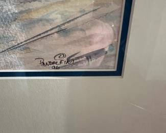 F56 - Signed Pandolfini Measures 21.25" Wide  x 17.25" Tall