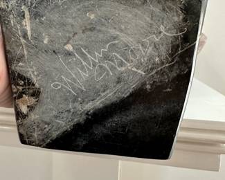 F37 -  $225. William Moore Sculpture. Measures  10.5" x 10.5". Can be used as a garden sculpture but has been inside. 