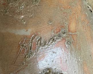 F83 - $95. Signed. Believed to be NC Potter. Wall Hanging. Measures 23" x 22"