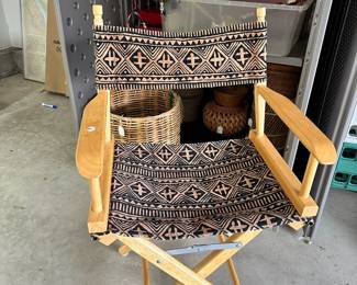 F142 - $65 - 1960's Director's Chair by Gold Medal Furniture Company - 20.75" W x 16'"D x 34.5"H