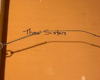F106 - $125. "Three Sisters" Measures 12" wide x 36" tall. 