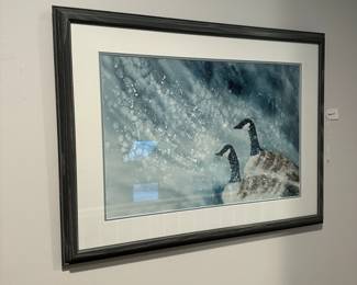 F96 - $65. Original Watercolor. Signed "P Calabrese Machiorlete". Measures 28.75" x 21.5"