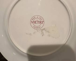 F120 - $15. Vietri Plate. 