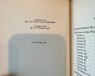 F60 - $80. Set of 22 Harvard Classics. 