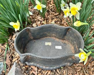 F145 - $75 - Terra Cotta Planter - Made in Spain - Measures 15"W x 9"D x 7.5"T
