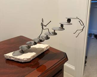 F109 - $25. J. Stillman "Hang In There". Measures 15" long x 7" tall. 