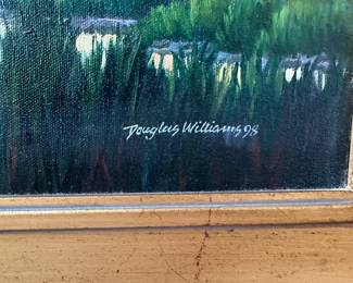 F7 - $1500. Stunning! Original Painting "Sunrise" by Douglas Williams. Measures 37" wide x 31" tall. 