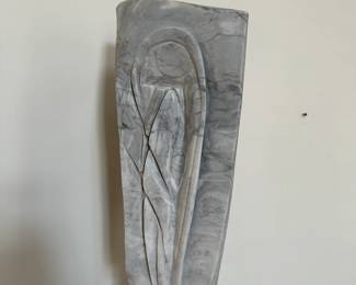 F2 - $1400. Large Signed William Moore Garden Sculpture (Chatham Co. Artist). Has only been used in the house currently.  Measures 10" Wide x 41" Tall. 