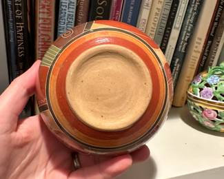 F108 - $15. Hand Painted Pottery