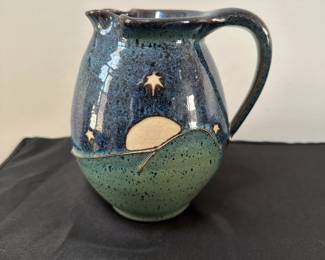 F67 - $20. Steve Williams Pottery Pitcher. 