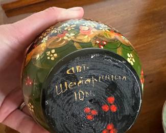 F86 - $25. Wooden Nesting Doll