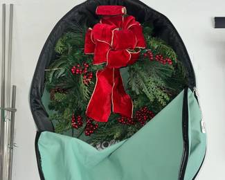 F143 - $45. Frontgate Christmas Wreath - 20"D