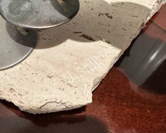 F109 - $25. J. Stillman "Hang In There". Measures 15" long x 7" tall. 