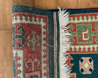 F59 - $125. Vintage Rug. Measures 28" Wide x 5' Long