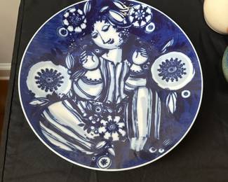 F81 - $65. Bjorn Wiinblad - Rosenthal Porcelain Platter