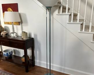 F53 - $50.  Floor Lamp Measures 18.5" Wide x 69.5" Tall