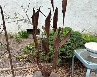 F138 - $400 - EO. LIL Signed Leaves - Measures 78" Tall