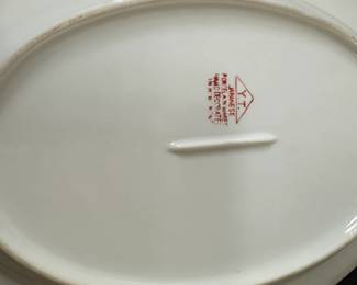 F77 - $15. YT Japanese Porcelain Platter.