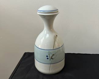 F74 - $15. Pottery with Lid. 