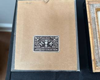 F76 - $30. PAIR of H. Hal Kramer Antiqued Collection framed birds. 