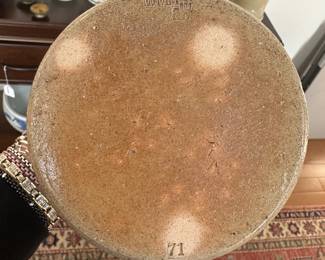 F26 - $65. Pair of Mark Hewitt & AW (Aaron Weaver). 71st firing. Pottery Vessels.  Measure 5" Wide x 6.75" Tall