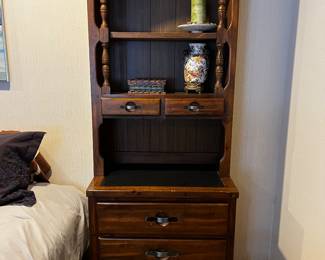 Pair bookshelves with storage drawers