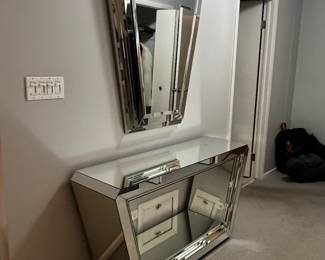 Mirrored Console and Mirror
