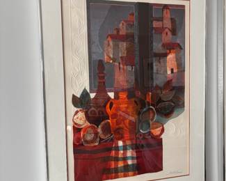 SIGNED AND NEMBERED LITOGRAPH BY ALVAR SUNOL