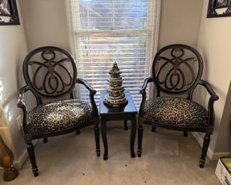 	#69	Set of 2 black side chairs	 $160.00 				