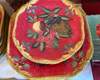 	#63	Raymond Waits red dishes	 $80.00 				