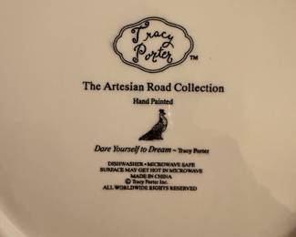 	#12	Tracy Porter "Artesian" Road Collection service for 12 with serving pieces 57 pieces	 $200.00 				