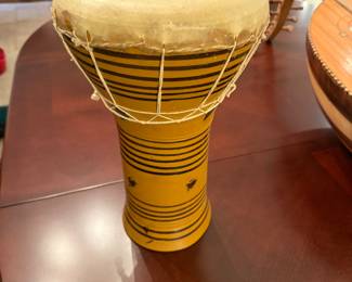 	#15	Tunisian red clay drum 	 $50.00 				