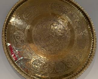 	#23	Brass tray 37"	 $80.00 				