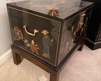 	#13	Asian chest lacquer finish 23x16x20	 $175.00 				