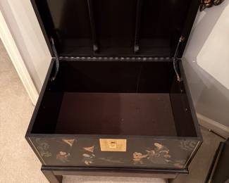	#13	Asian chest lacquer finish 23x16x20	 $175.00 				