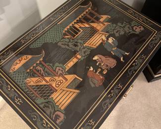 	#13	Asian chest lacquer finish 23x16x20	 $175.00 				